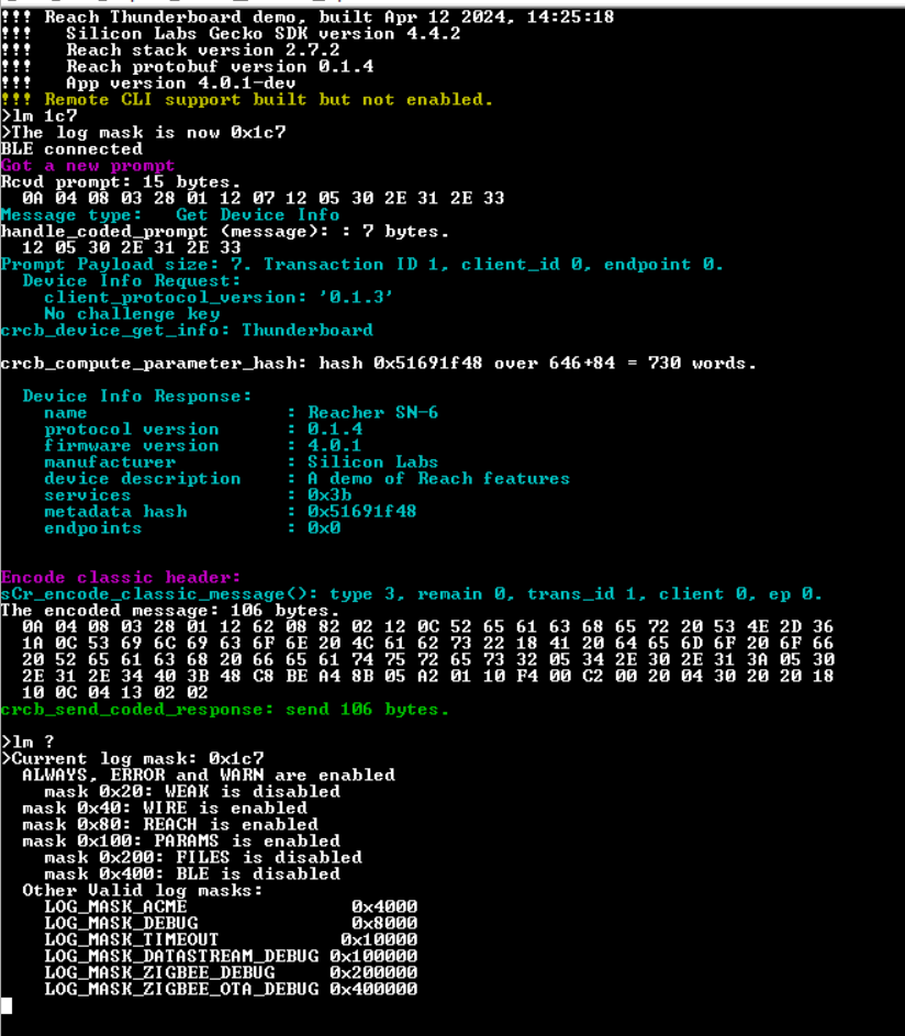 Serial Command Line